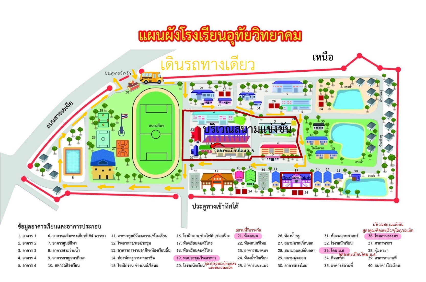 แผนผังโรงเรียนอุทัยวิทยาคม